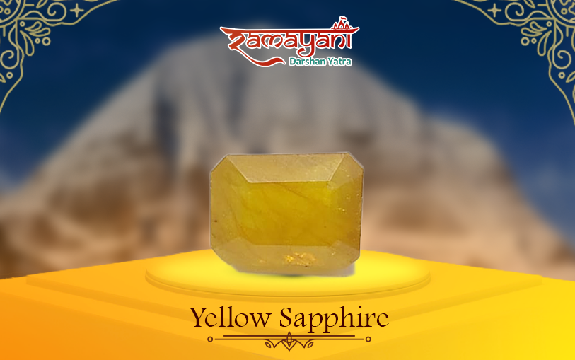 Yellow Sapphire (Pukhraj)- 3 carat