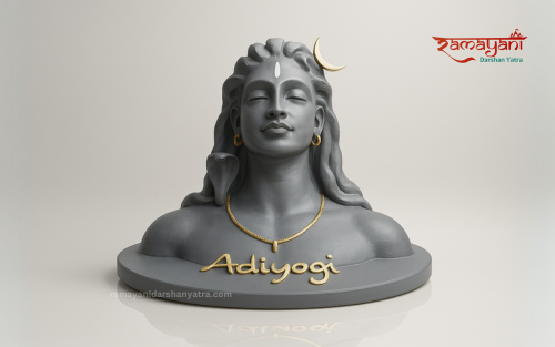 Adiyogi Shiva Bust Polyresin Decor Piece