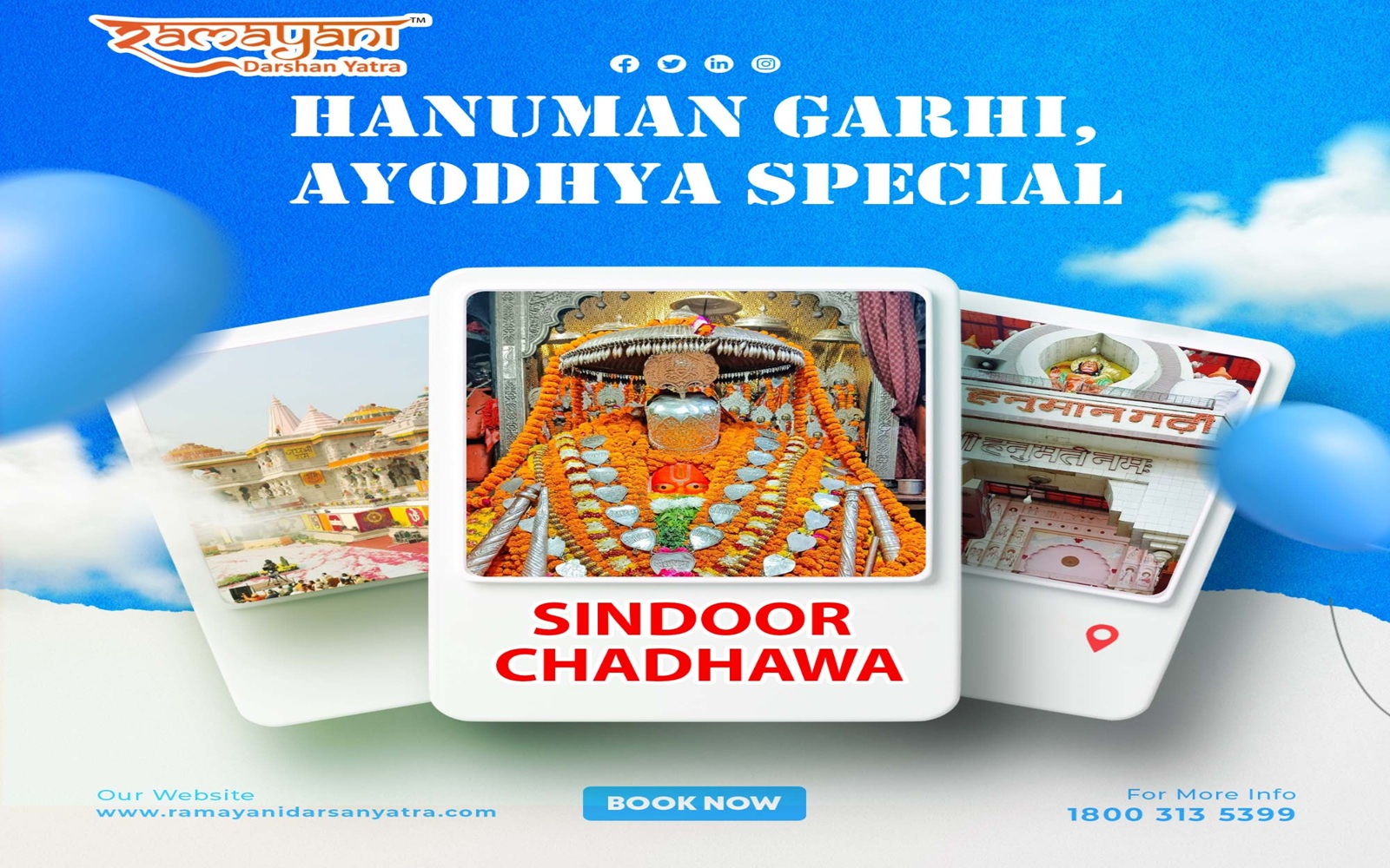 Hanuman Garhi, Ayodhya Special Sindoor Chadhawa